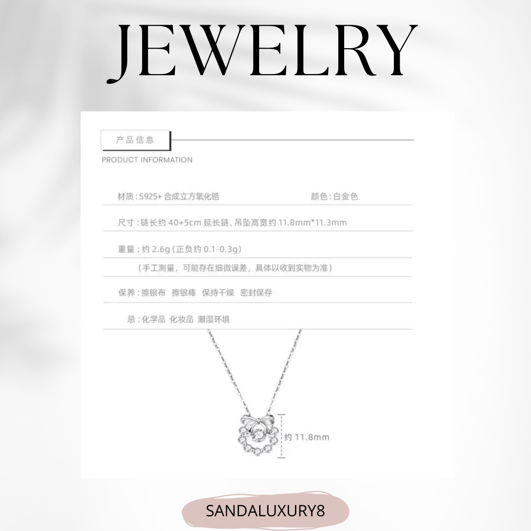 Silver Wreath Necklace