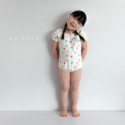 🇰🇷mybebe 泳衣+帽