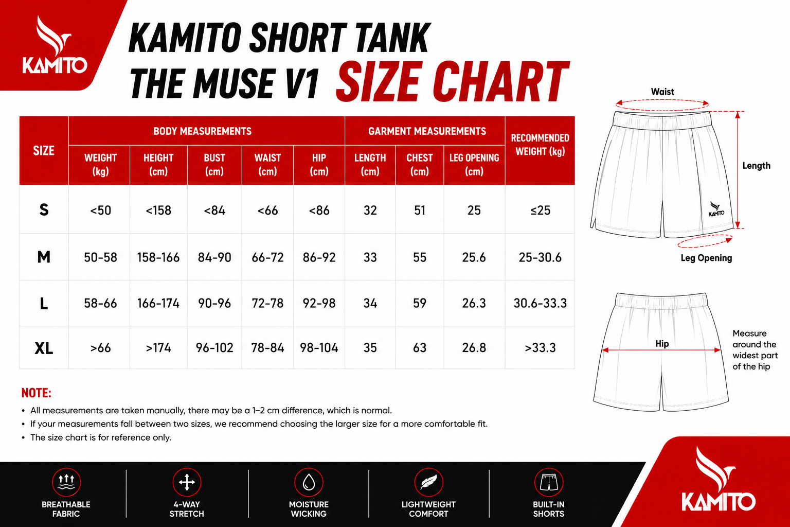 Kamito The Muse V1 Women's Skirt Shorts