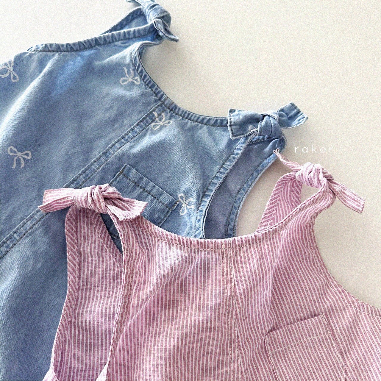 Raker | Stripe Overall (Pink L95-105)