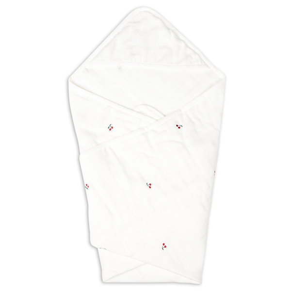 🇯🇵預訂 日本直送🇯🇵櫻桃刺繡棉紗包被襁褓