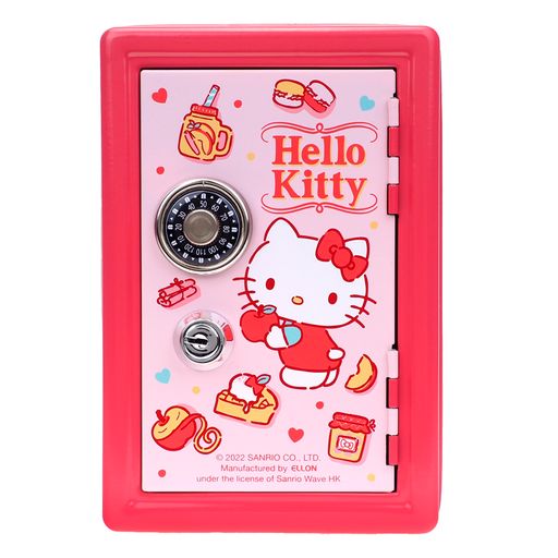 Hello Kitty Metal Safe Bank Manis E shop