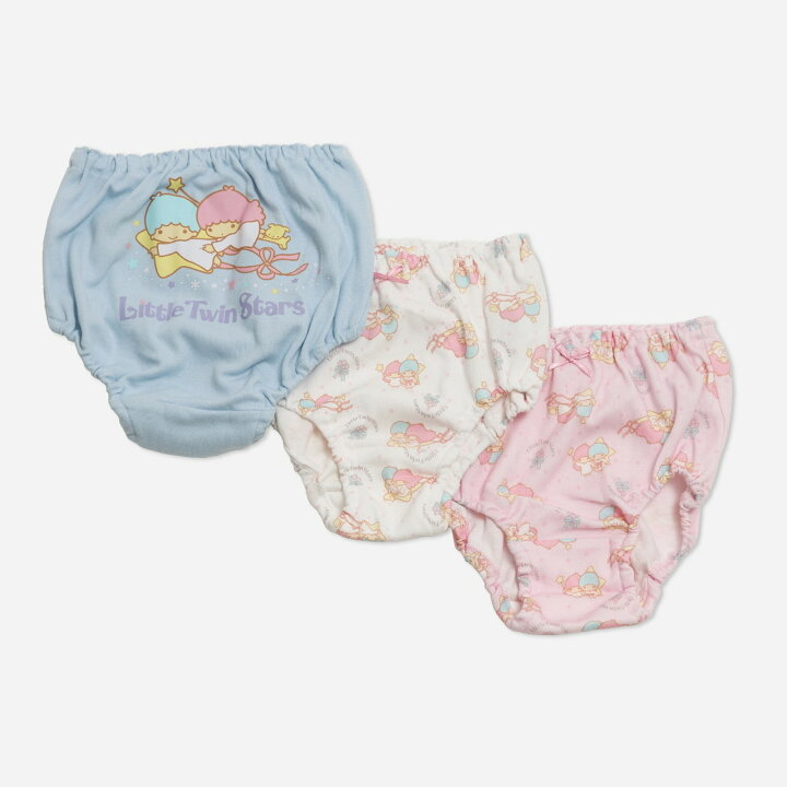 🇯🇵預訂 日本直送🇯🇵Little Twin Stars印花女童純棉內褲三件套裝