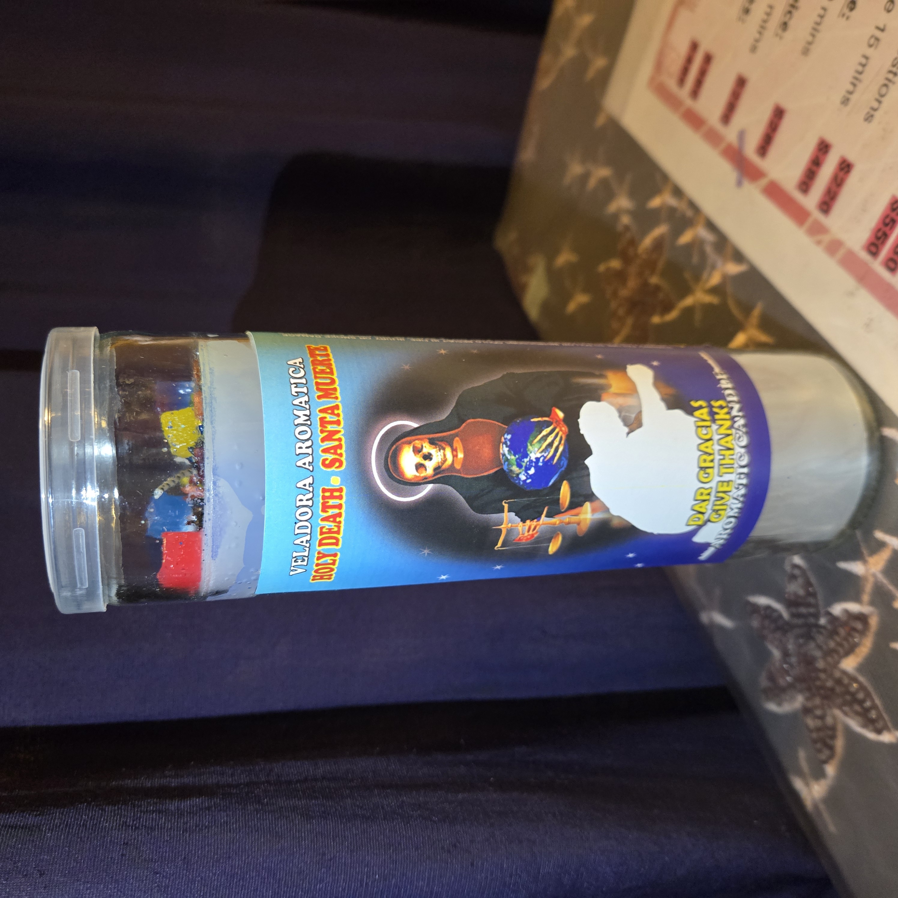 聖死神感恩香氛蠟燭 holy death give thanks aromatic candle 