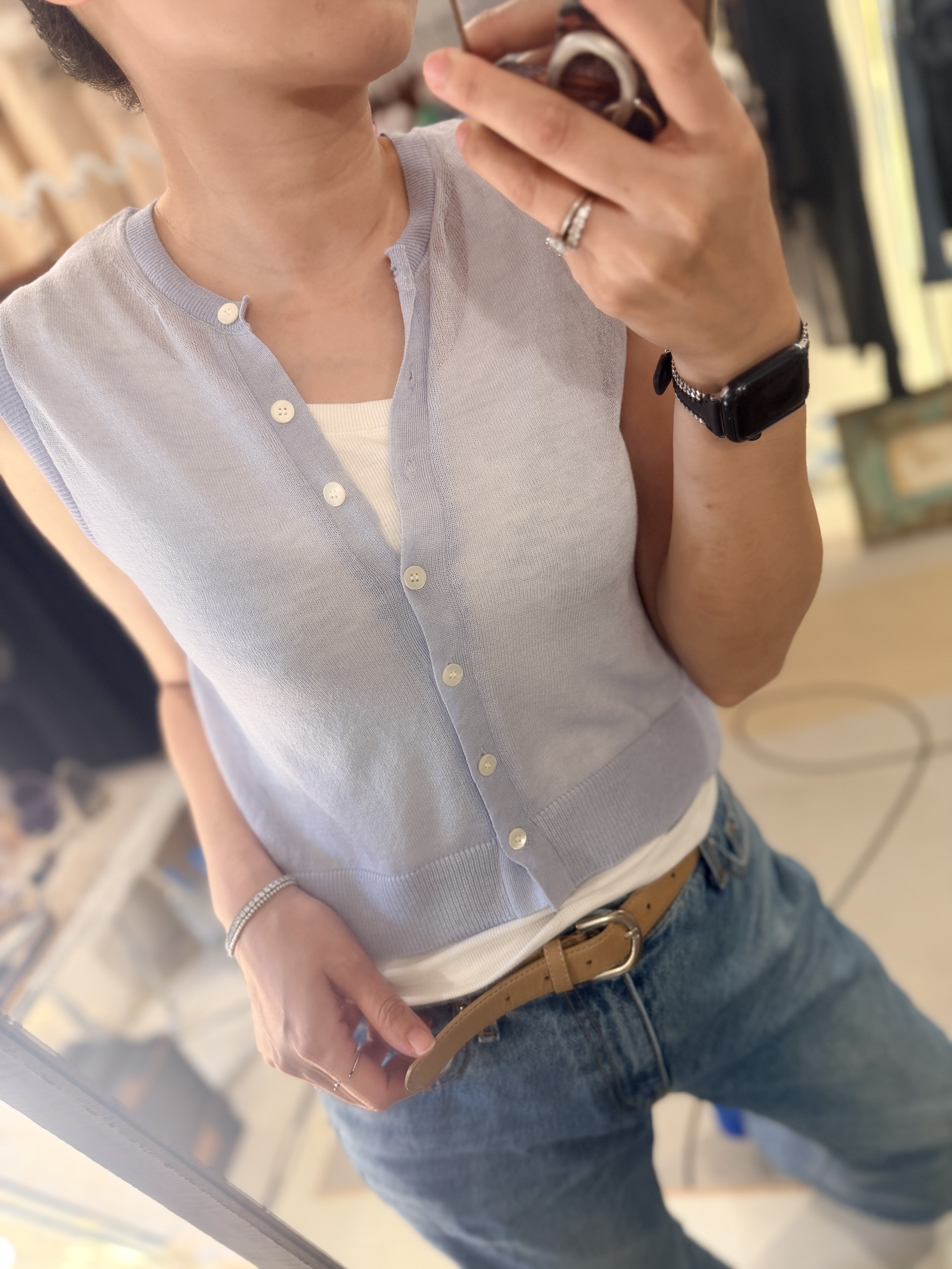 Light vest cardigan 