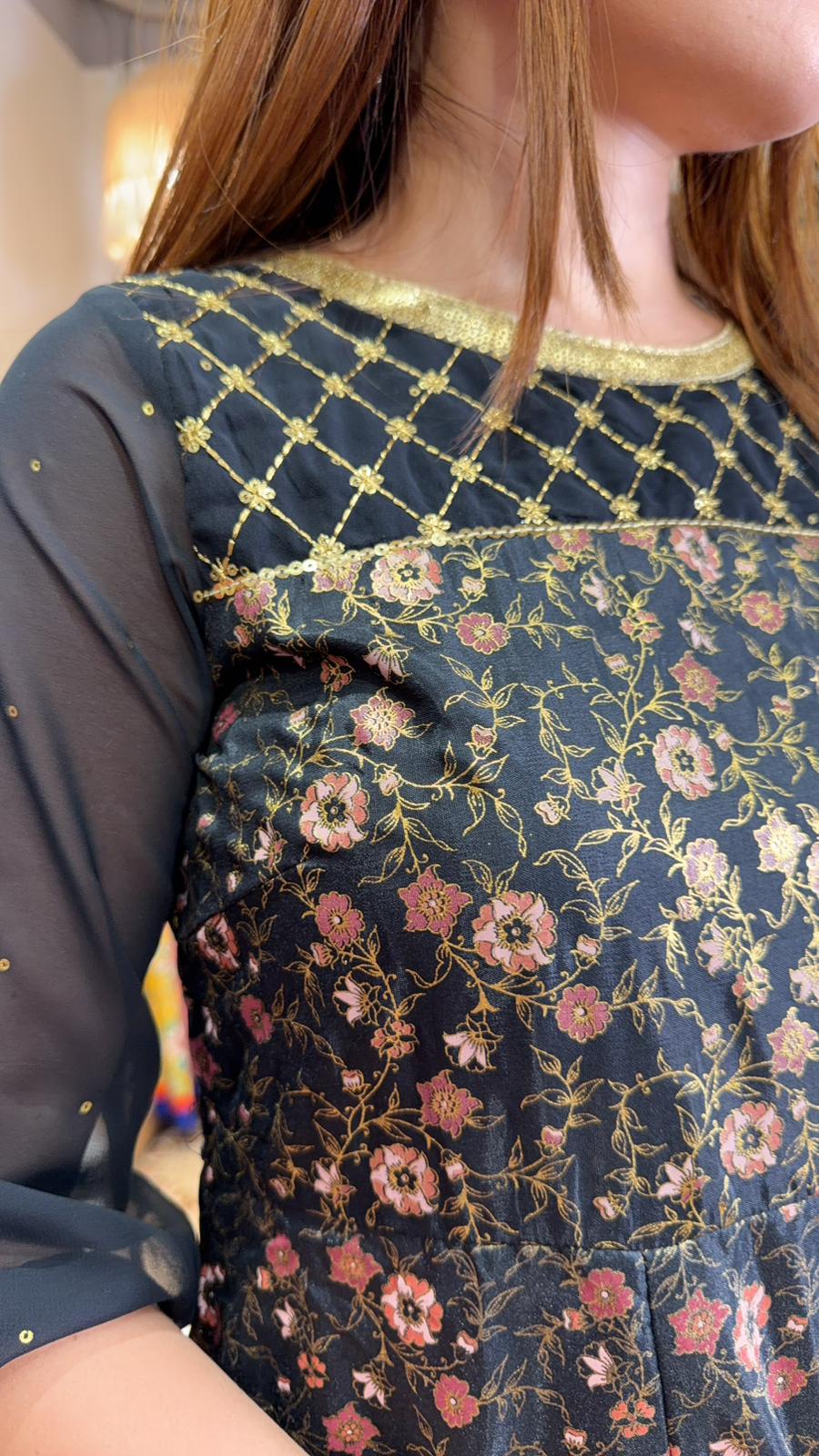 3072 Black Golden Stampling Black 10-cloth OP