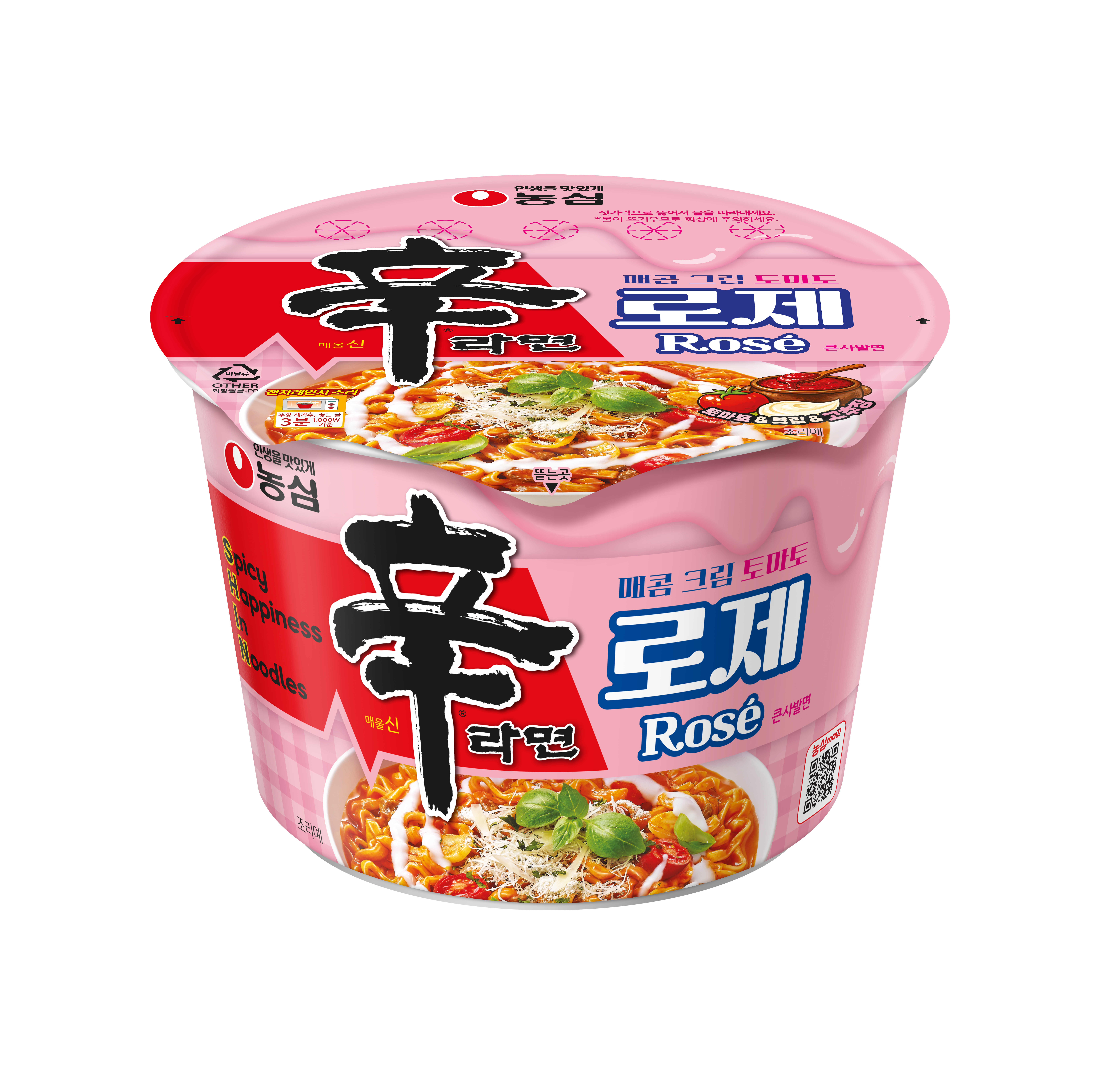 農心辛辣玫瑰醬大碗麵 | 108g  | Nong Shim Shin Ramyun Rosé Big Bowl