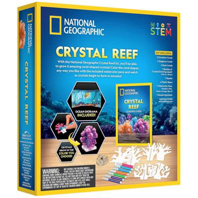 National Geographic水晶珊瑚實驗套裝 Crystal Reef水晶培養玩具 STEM科學創意手作玩具