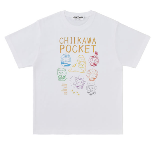  🌸 【預訂】短袖Tee - Chiikawa 恐龍樂園 21/8新品