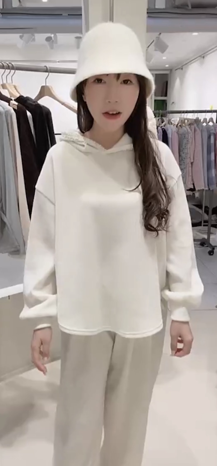 毛巾質薄身衛衣22/1 東大門檔口直播 #ff2726