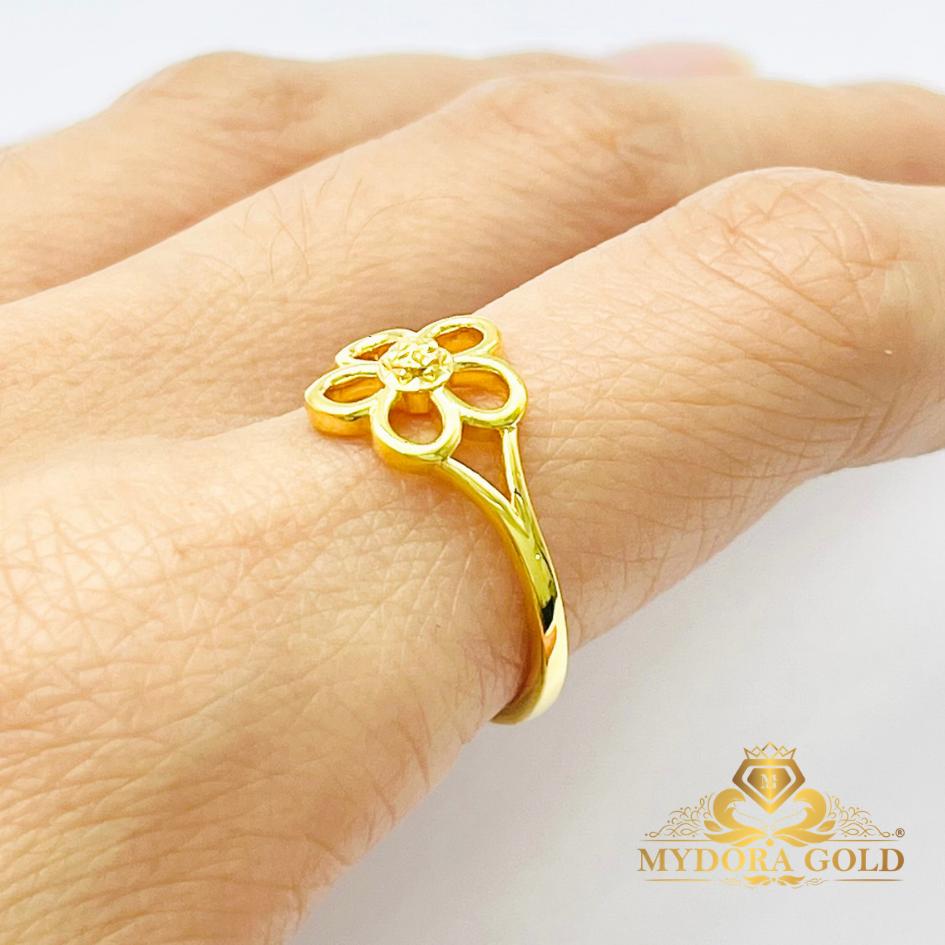MYDORA Cincin Mini Bunga Daisy Manis (5G) l EMAS 916/22K
