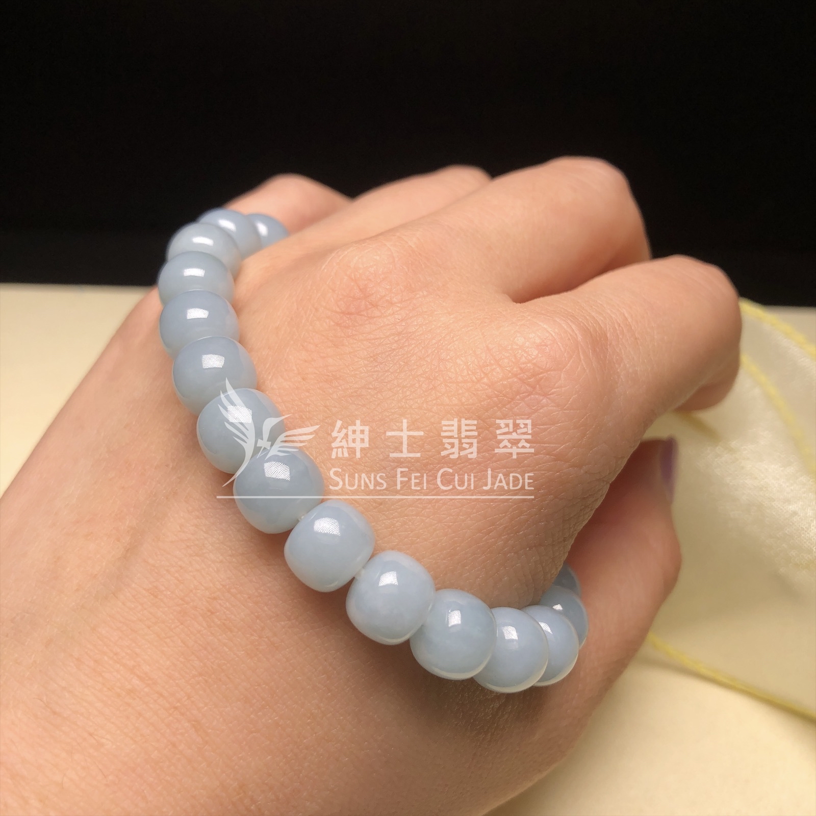 天藍桶珠手串  CA00520