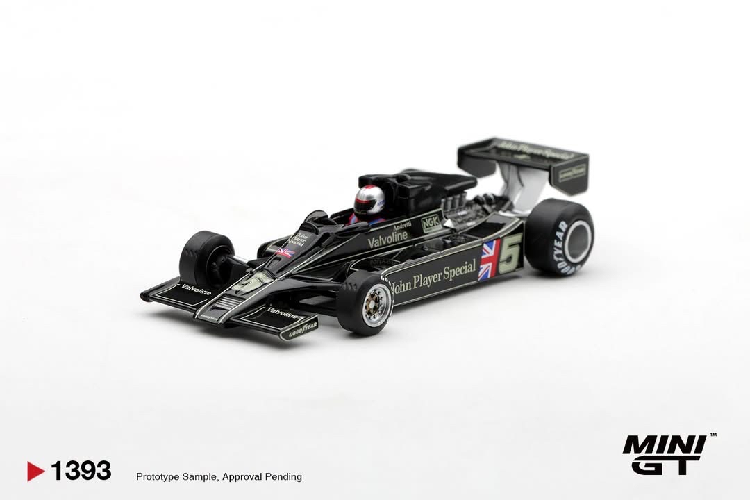 (預訂 Pre Order) Mini GT ( MGT01393-L ) Lotus 78 #5 Mario Andretti 1977 US GP West Winner