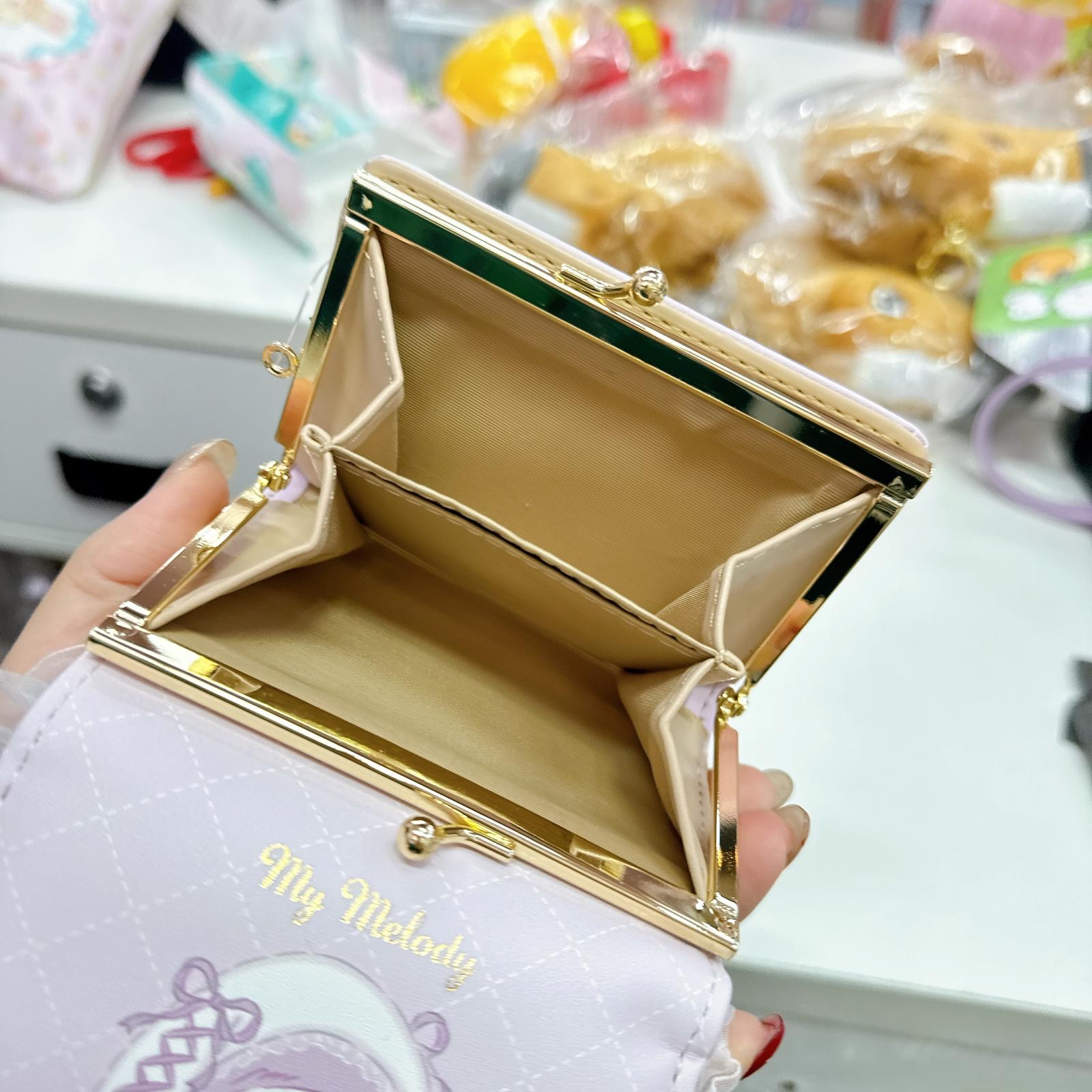 日本直送sanrio Kurumi Melody 卡套銀包化妝袋