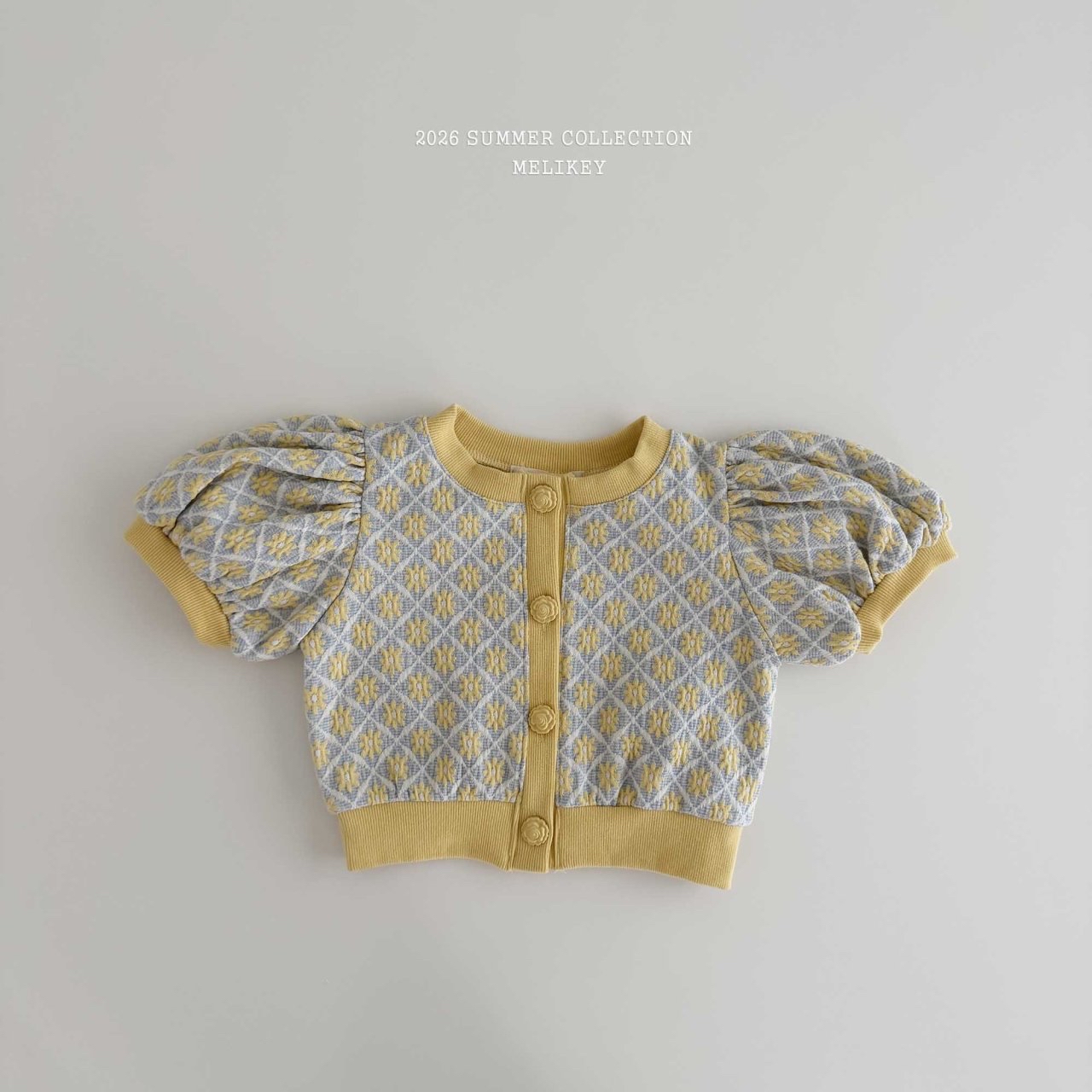 Lika Flower Puff Cardigan