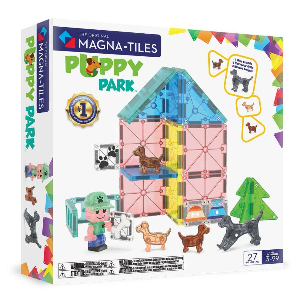 Magna-Tiles - 磁力積木小狗樂園套裝 27 件組