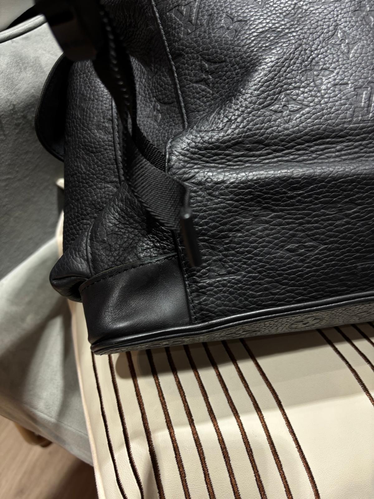 LV Christopher PM Backpack calfksin 黑色牛皮 100%Authentic,95%new ✅dust bag 