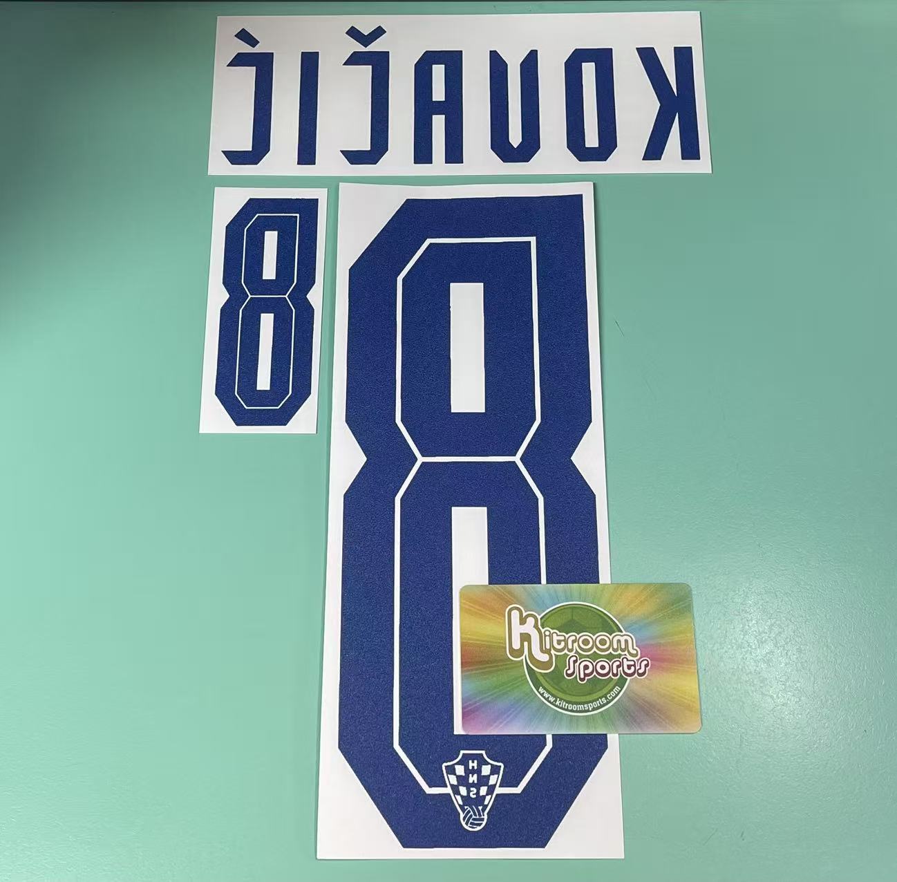 2020 Croatia Home Nameset #8 Kovačić