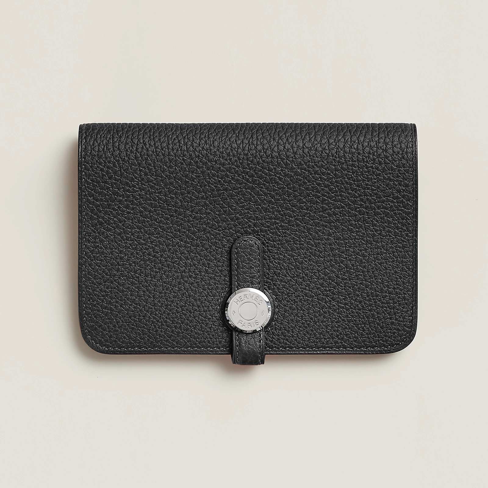 Hermes 全新🆕 Dogon搪瓷銀扣 Compact Wallet長銀包