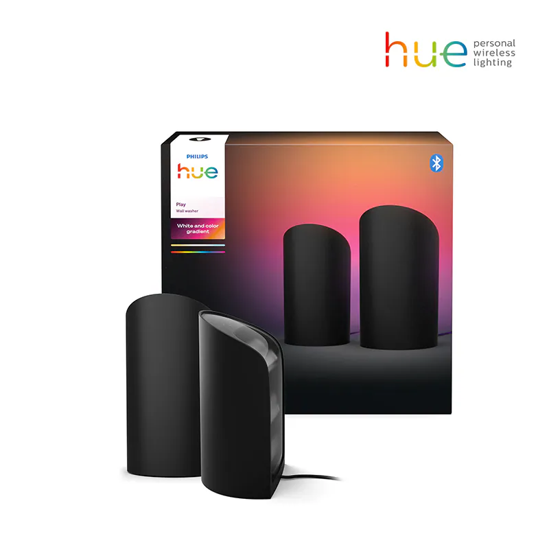 Philips Hue Play 智能情境燈條雙包裝 (黑色 / 1600萬色) Philips Hue Play White & Color Ambiance Smart Light Bar 2-Pack (Black)