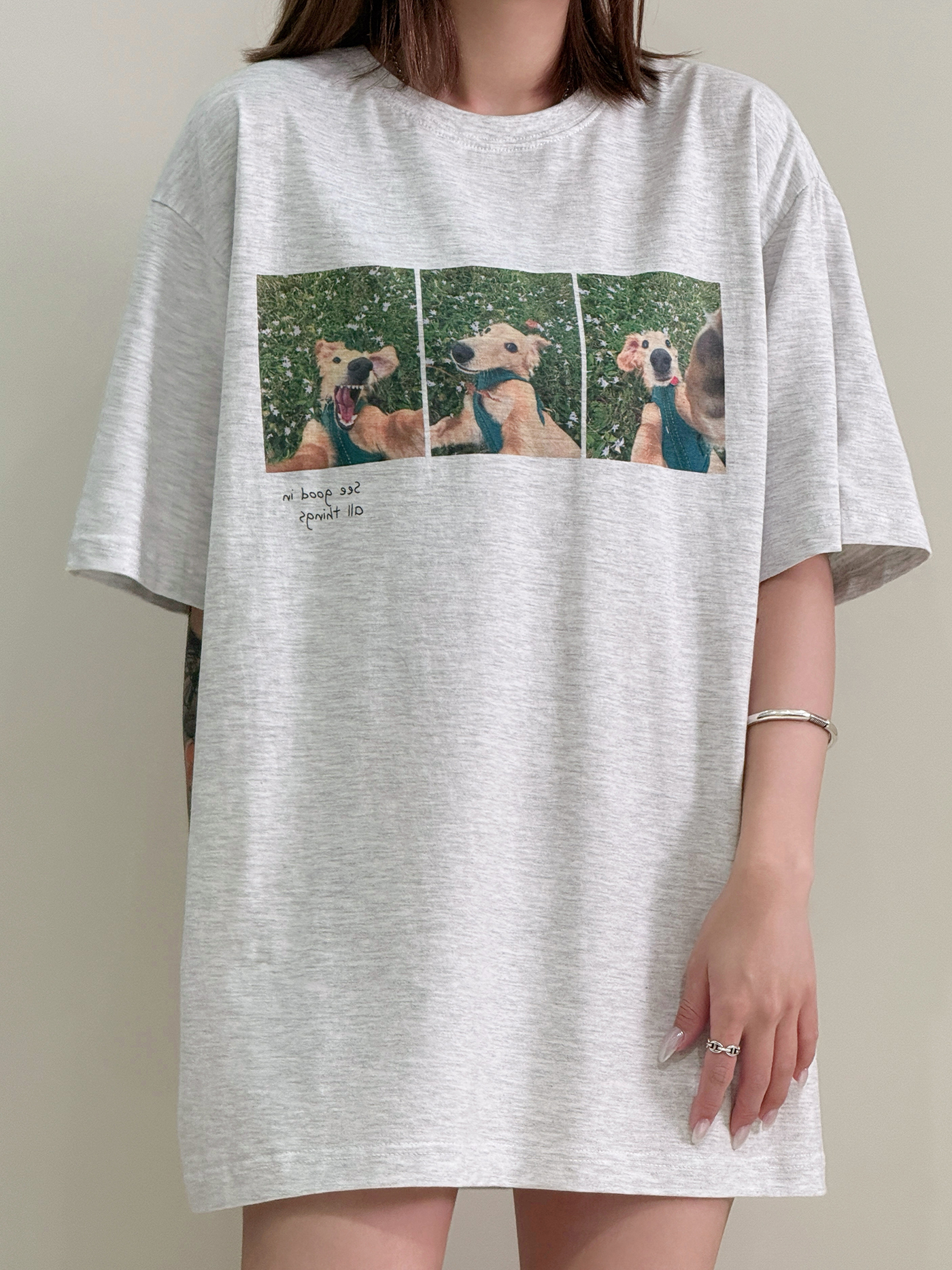 𝐂𝐮𝐭𝐞 𝐝𝐨𝐠 𝐩𝐮𝐳𝐳𝐥𝐞 𝐨𝐯𝐞𝐫𝐬𝐢𝐳𝐞𝐝 𝐭-𝐬𝐡𝐢𝐫𝐭