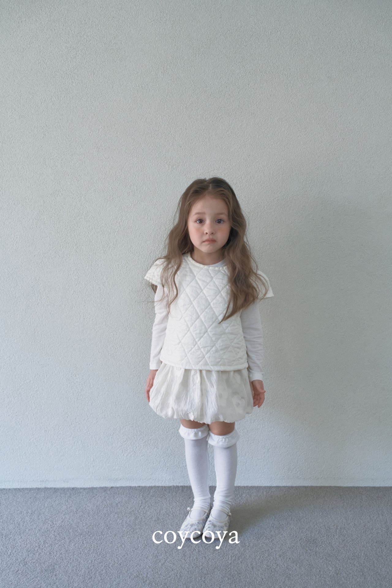 🌸預訂 韓國直送🌸🇰🇷COYCOYA兩色絎縫短袖上衣