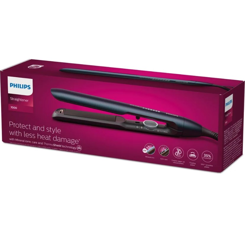 香港行貨 Philips 飛利浦 7000 系列 ThermoShield 防熱吹護直髮器 | BHS732/03 2年保養
