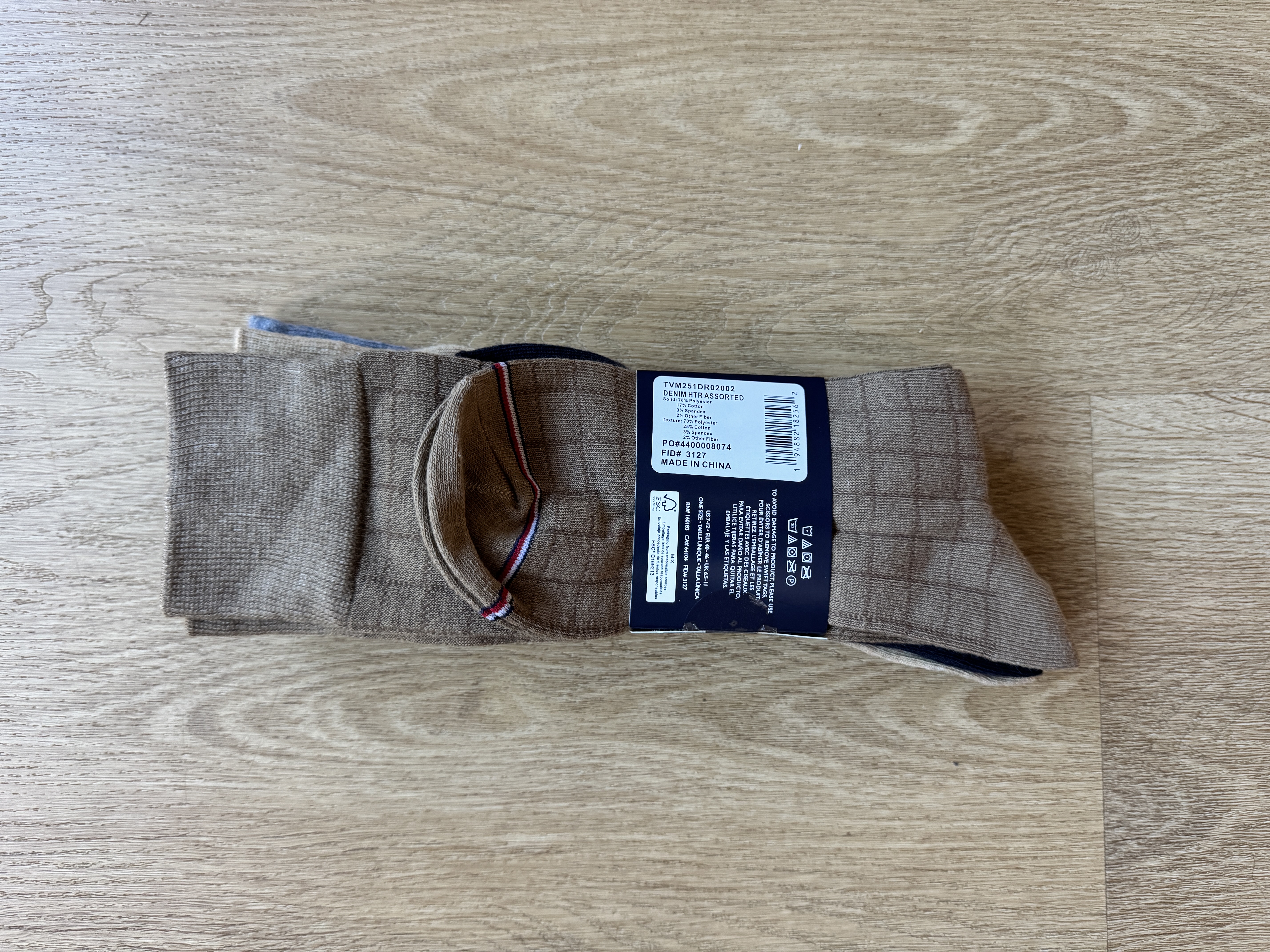 Tommy Hilfiger 4對裝襪（香港現貨）