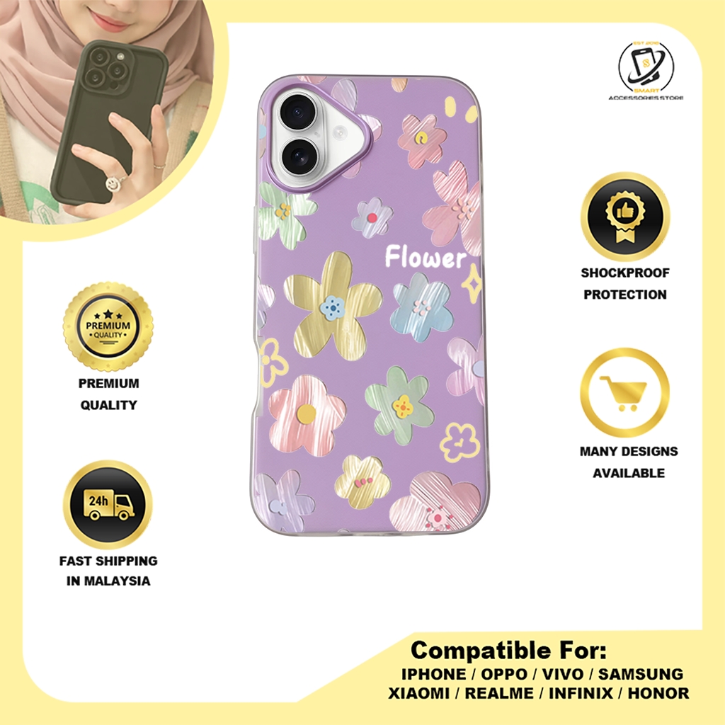 JELLY CASE PHONE FOR IPHONE - DESIGN FLOWER T