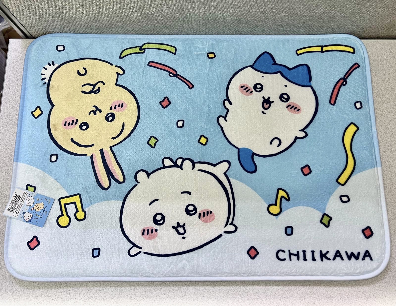 🇹🇼台灣直送 Chiikawa 絨毛防滑吸水地氈（$69