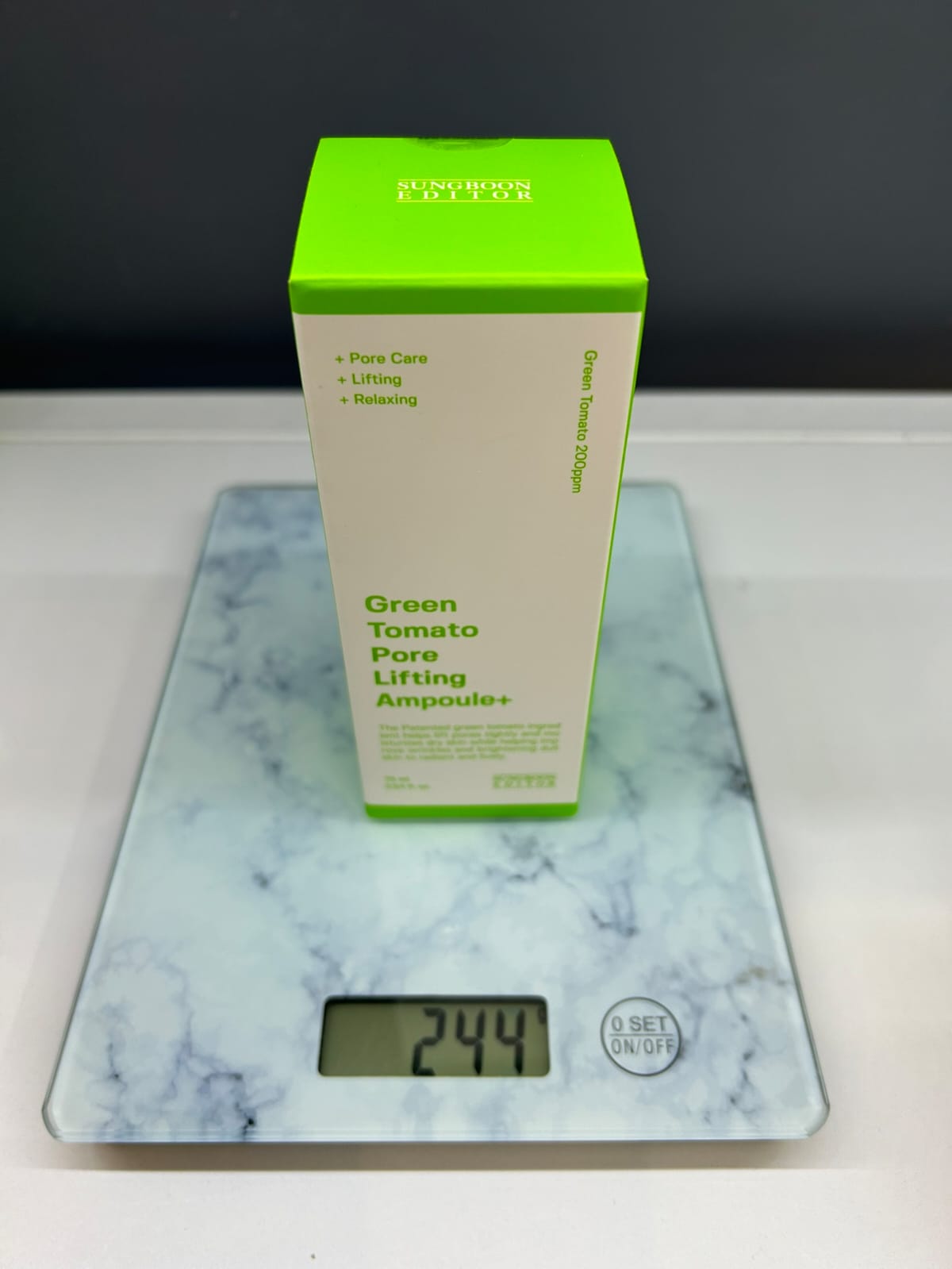 SUNGBOON EDITOR - 綠蕃茄毛孔緊緻安瓶精華 75ml(oliveyoung毛孔精華1位)