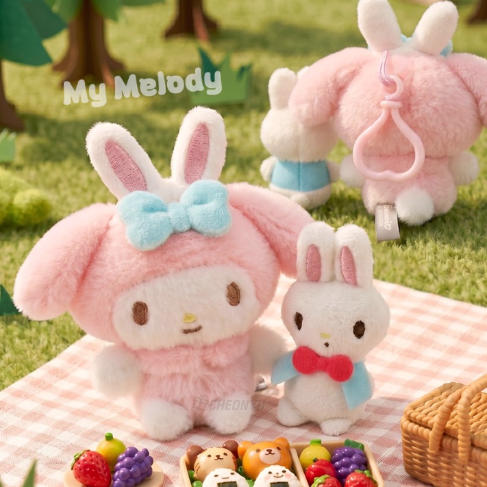 預訂 | 韓國版 SANRIO 好朋友野餐系列公仔掛件