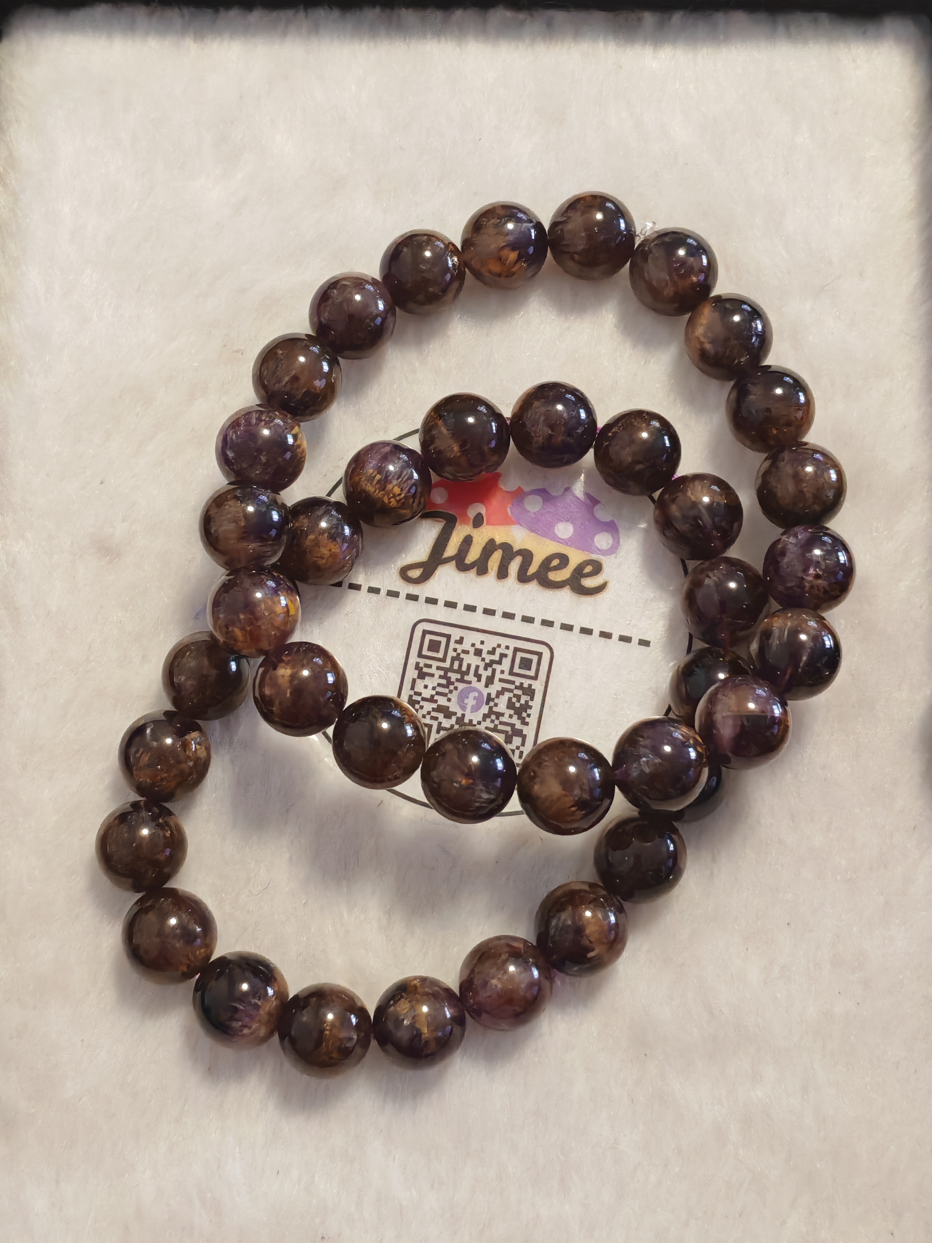 紫鈦晶手串10m