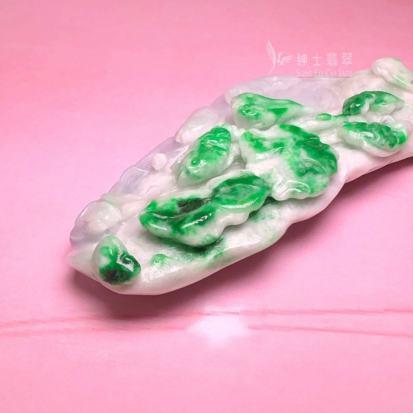 鮮翠翡翠原石件(不連證)