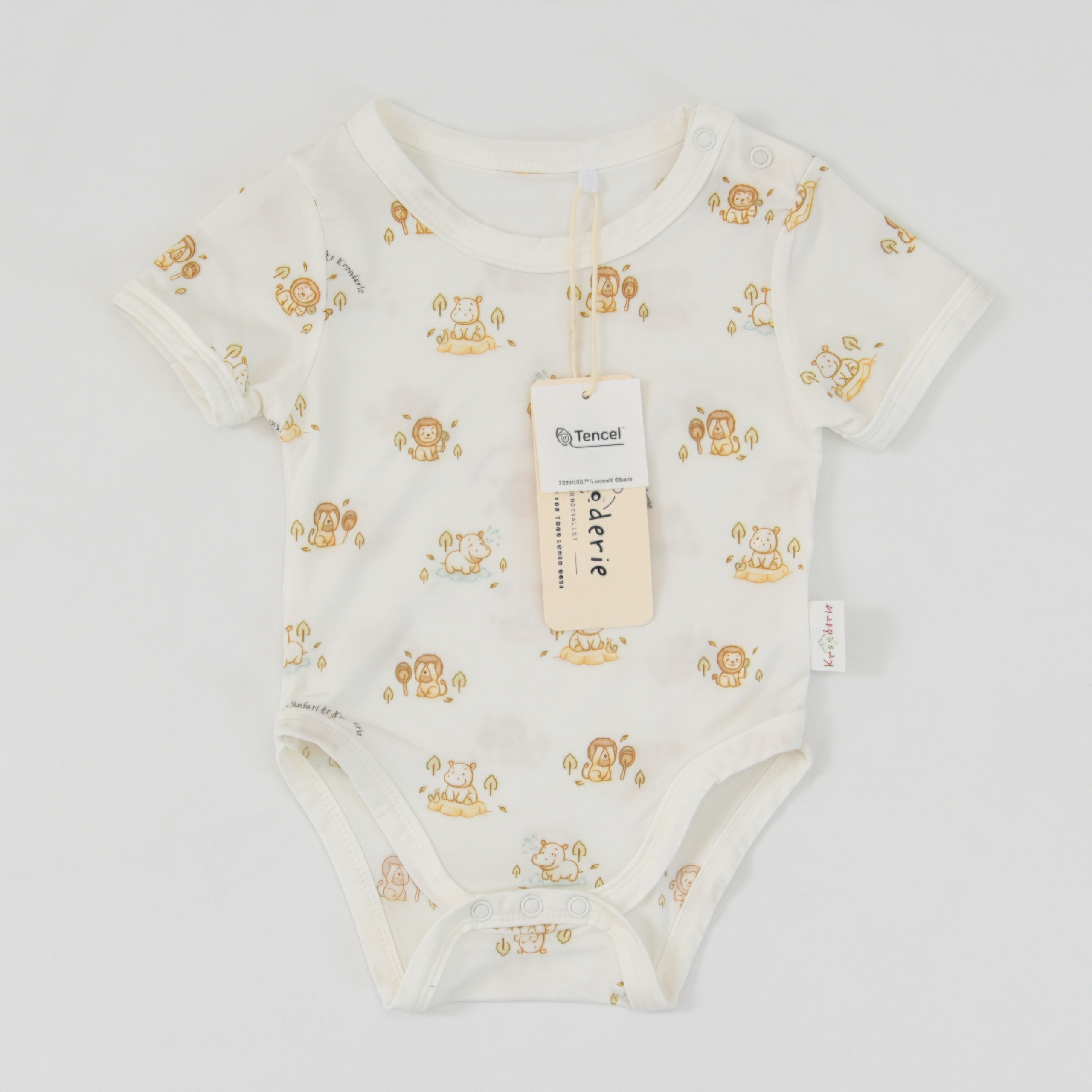 Krooderie TENCEL Short Sleeve Baby Romper