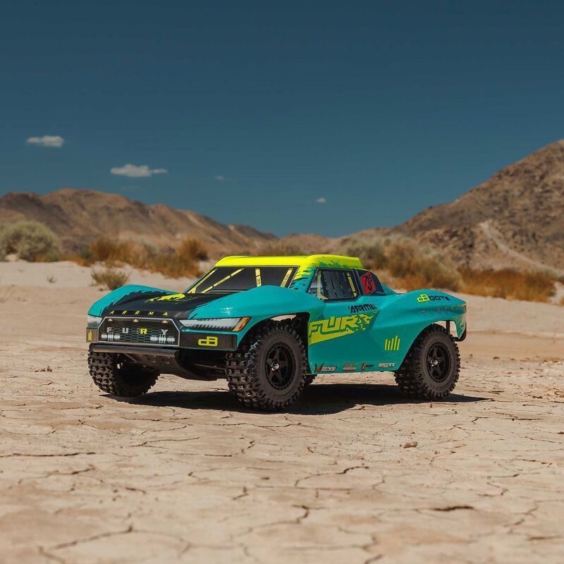 ARRMA FURY狂怒兩驅 1/10遙控電動無刷越野車短卡