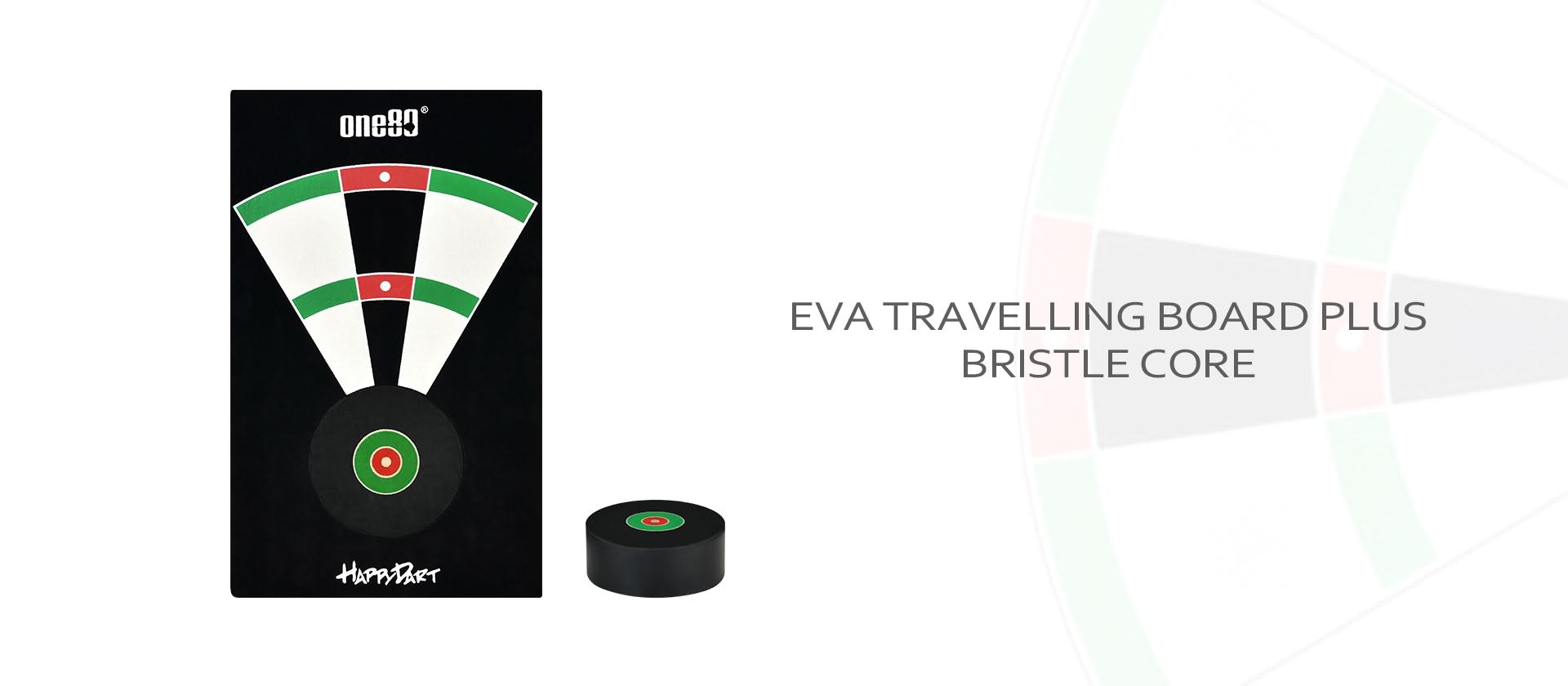ONE80 EVA TRAVELLING DARTBOARD PLUS BRISTLE CORE