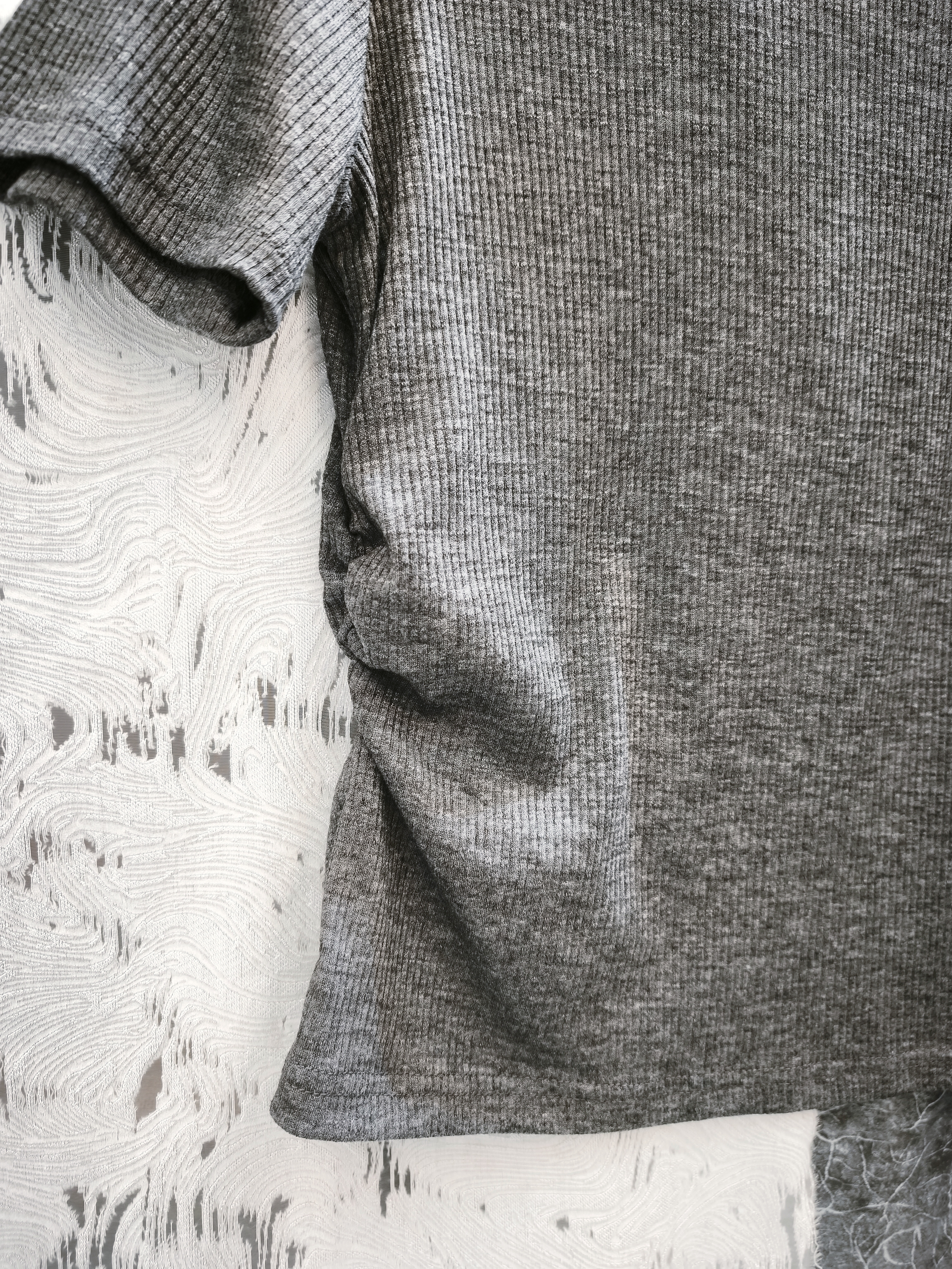 假兩件羅紋上衣