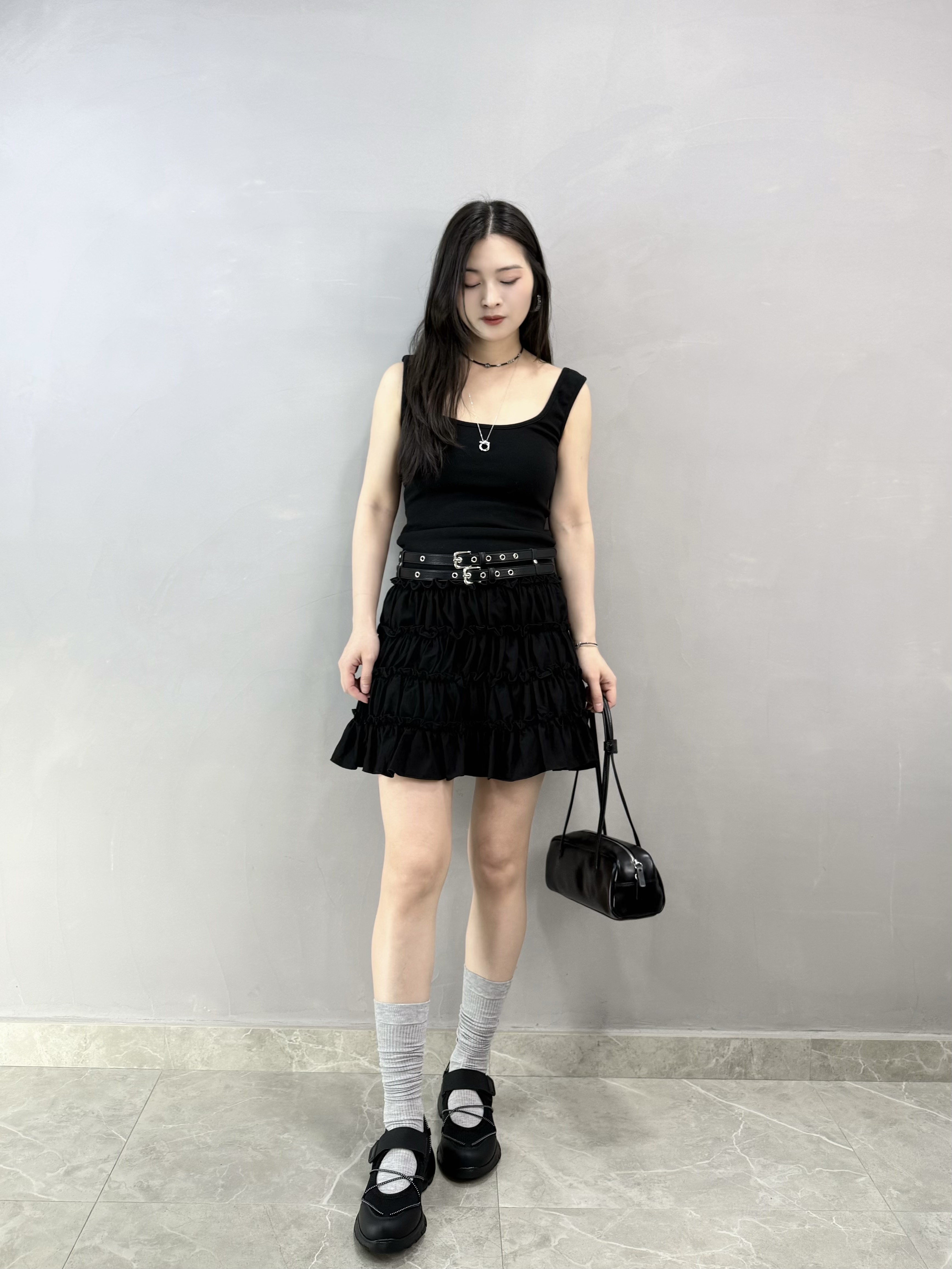 K60 背心拼ruffle Ops