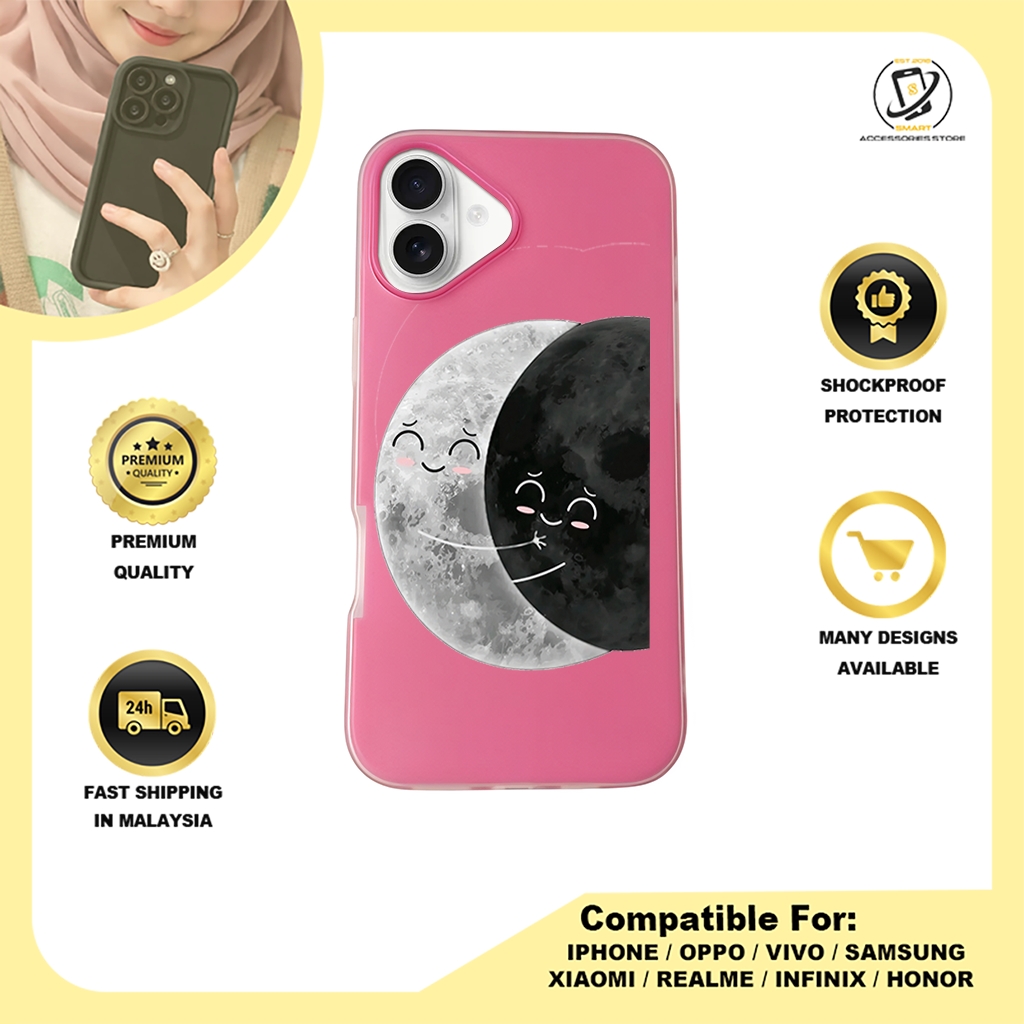 JELLY CASE PHONE FOR IPHONE - DESIGN MOON B
