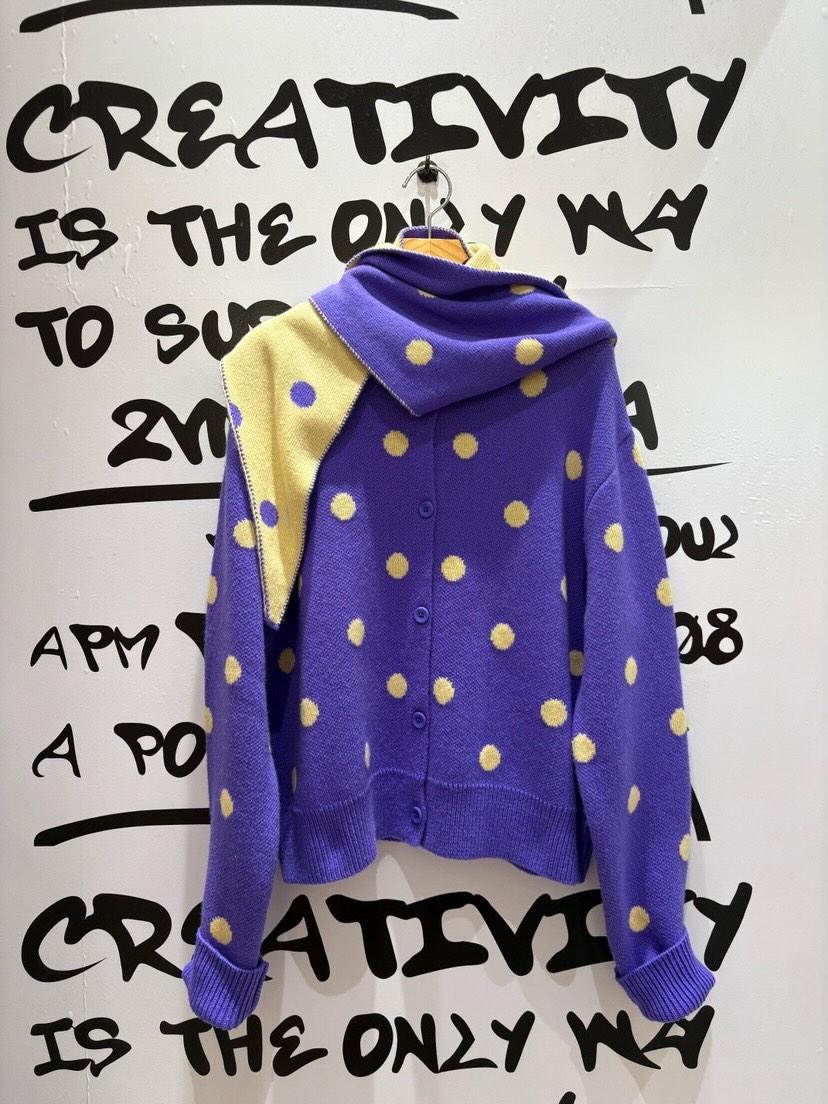 (2026FW) 2ND K - CARDIGAN WITH SCARF