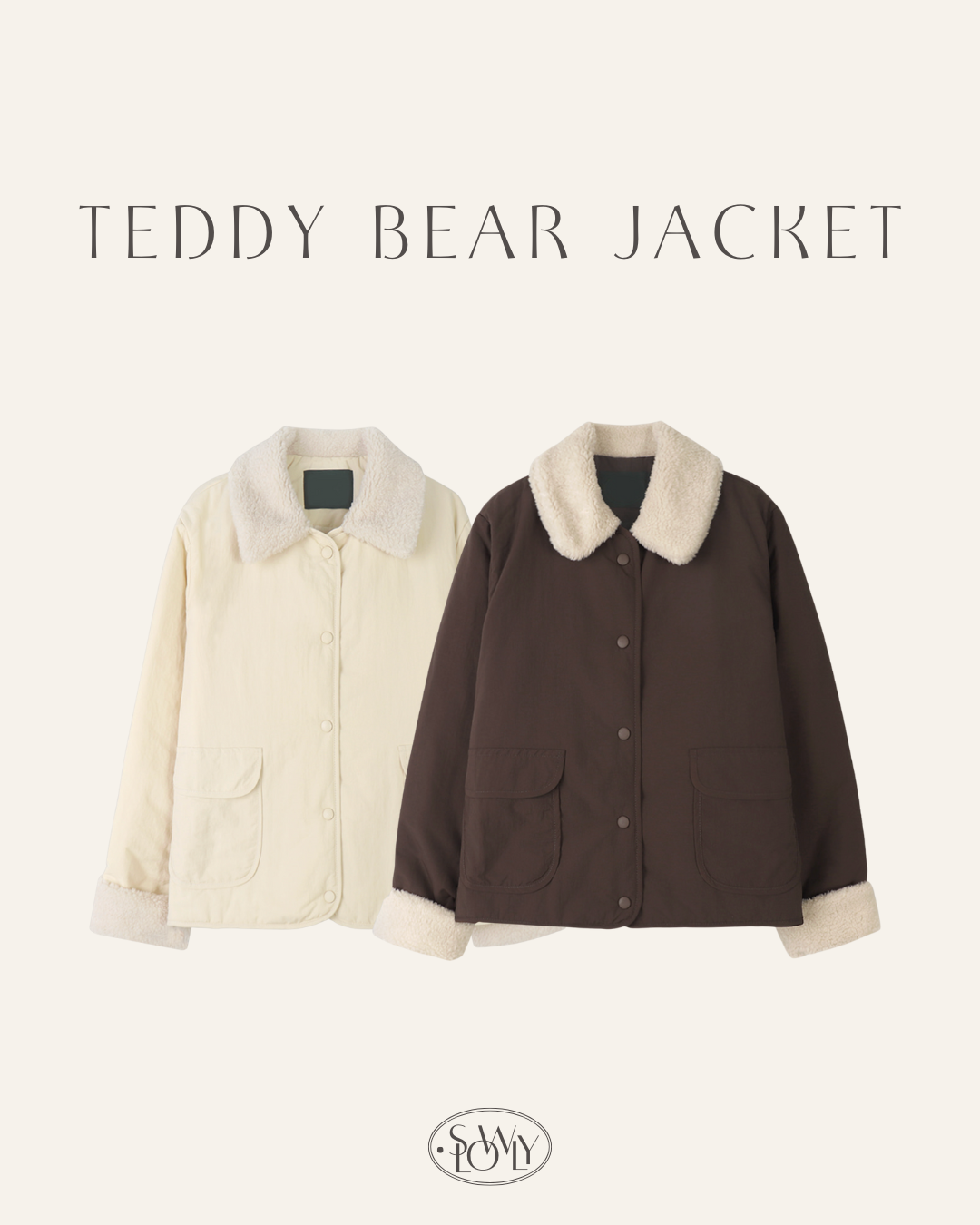 Teddy Bear Jacket(兩色入)