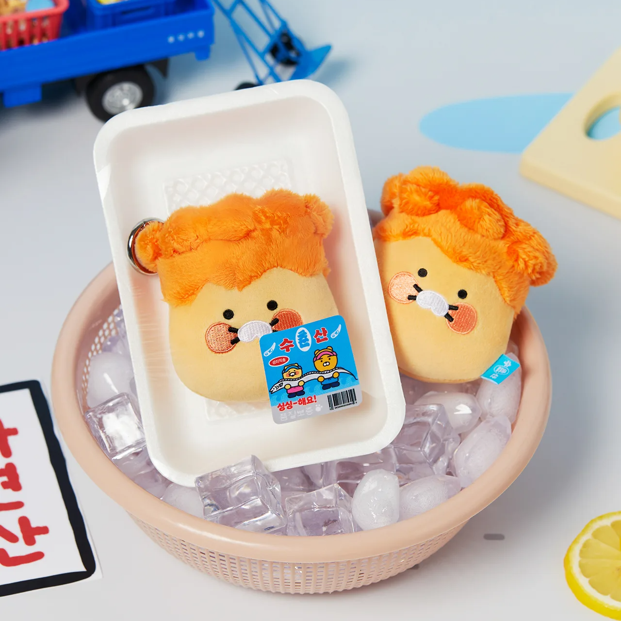 [Kakao Friends] 春植漁市場 Doll Keyring (4款)