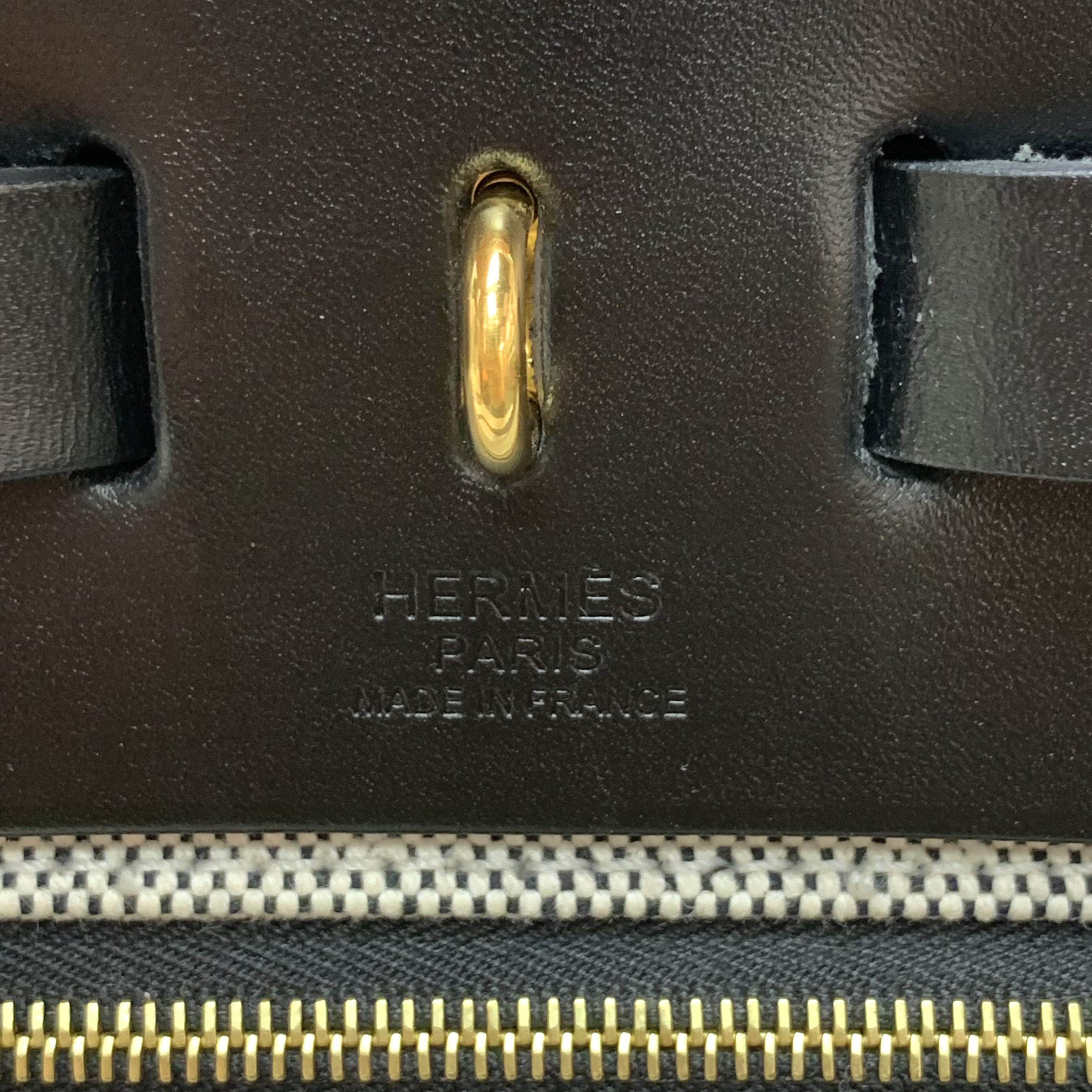 Hermes Herbag31 黑色拼防水布🖤🔍