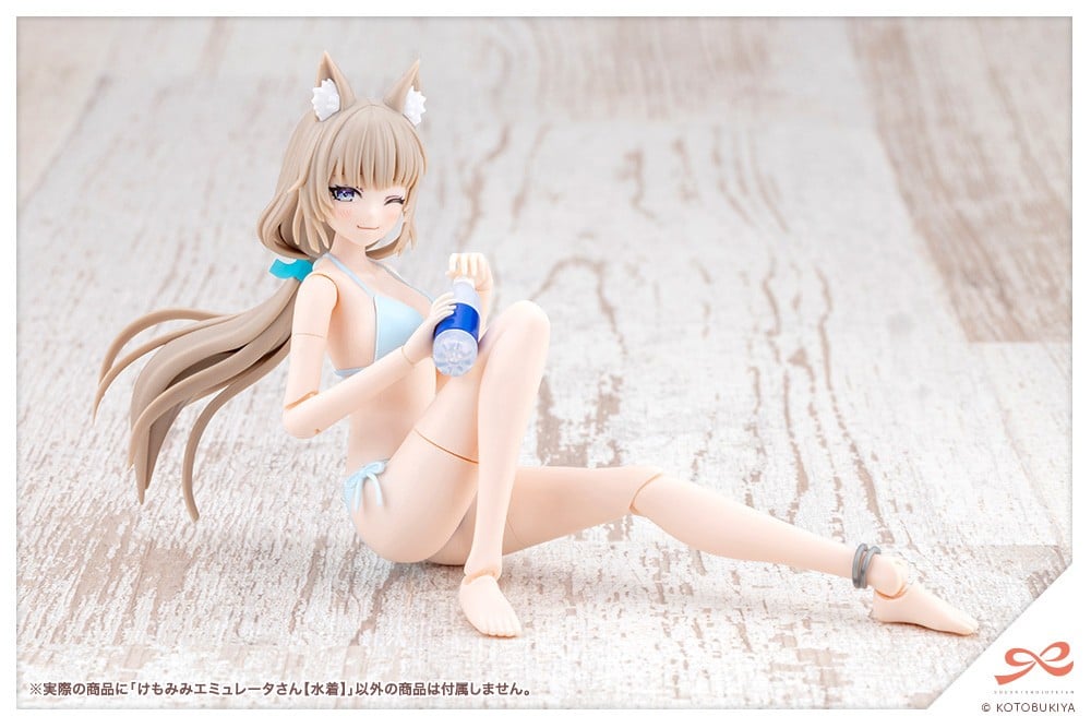 (預訂訂金 $100) (總價 $323) 壽屋 Kotobukiya 創彩少女庭園 獸耳艾米莉塔【泳裝】 模型 (行版) (KO09597) 
