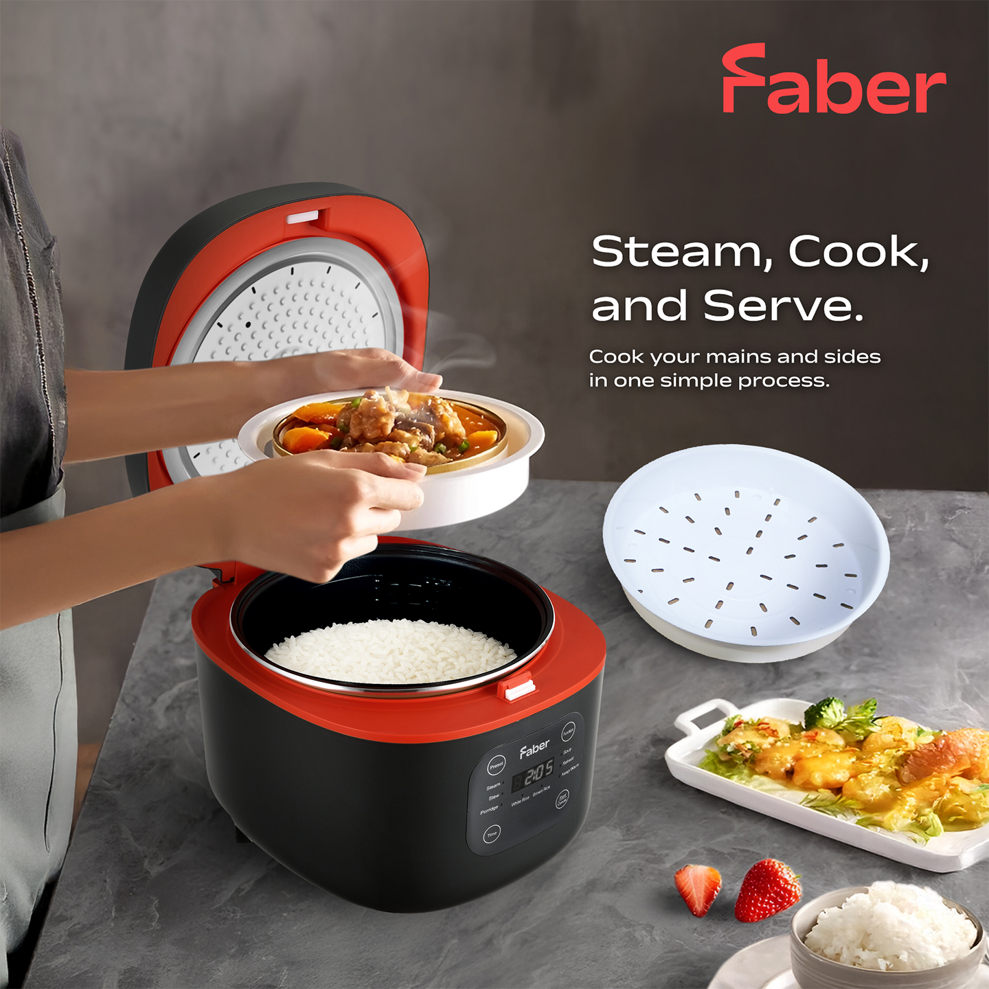 Faber 1.8L Digital Rice Cooker FRC D1018