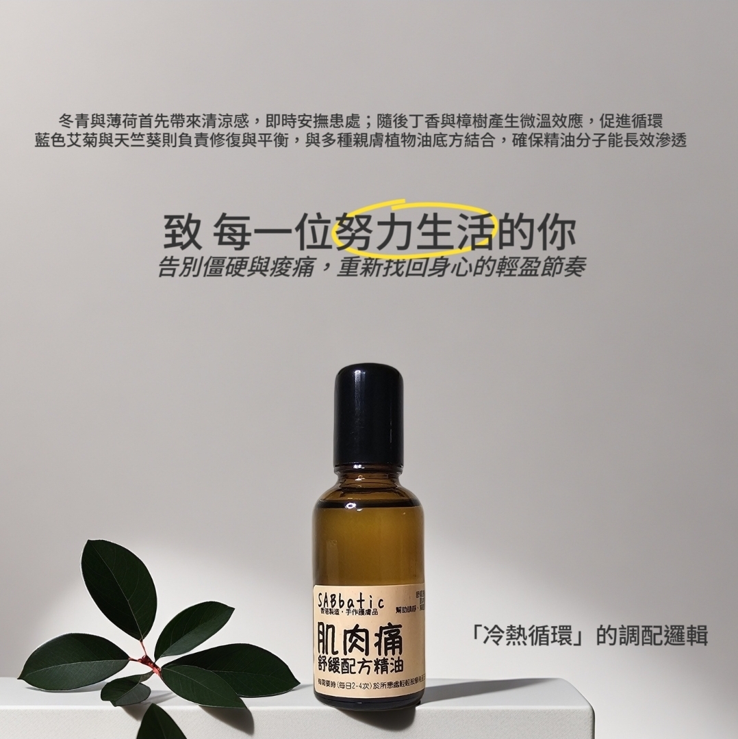 肌肉痛·舒緩配方精油