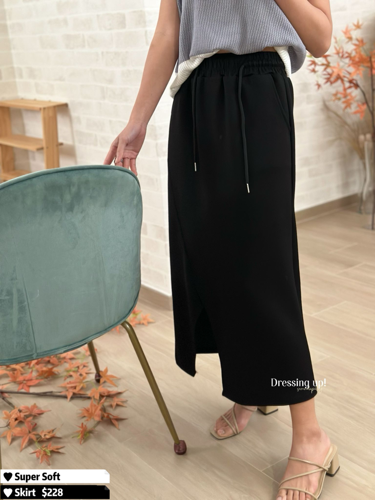 絲滑親膚｜太空棉半截裙