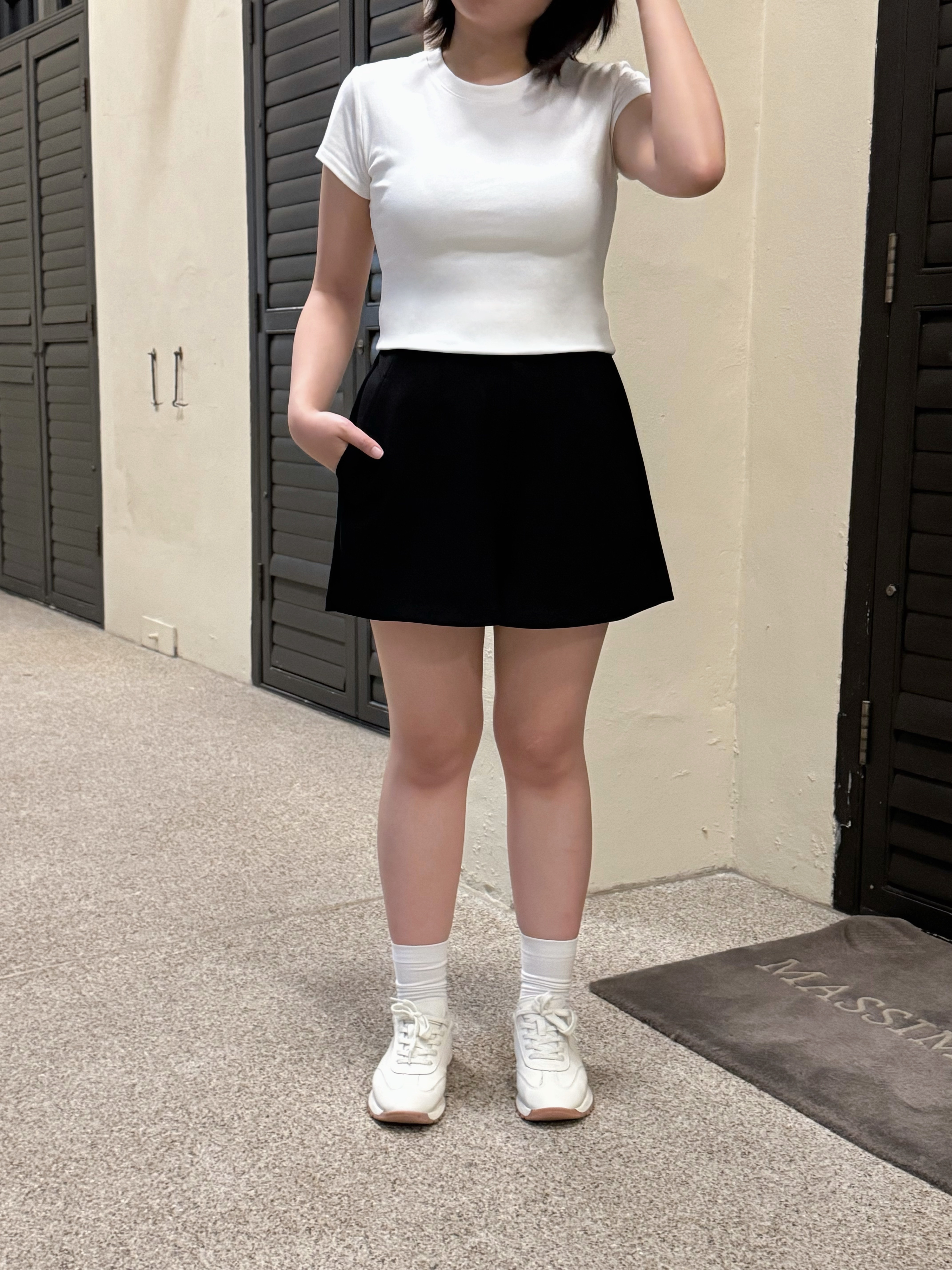 [大碼女生ok!]大彈性傘型短褲(三色入)