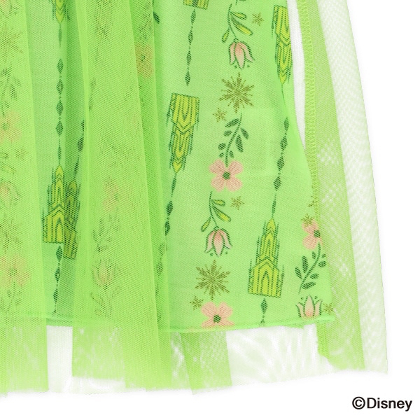 🇯🇵預訂 日本直送🇯🇵三色Frozen造型短袖印花薄紗短袖連身裙